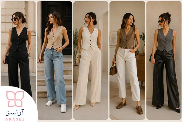 وست زنانه را با چه شلواری بپوشیم؟