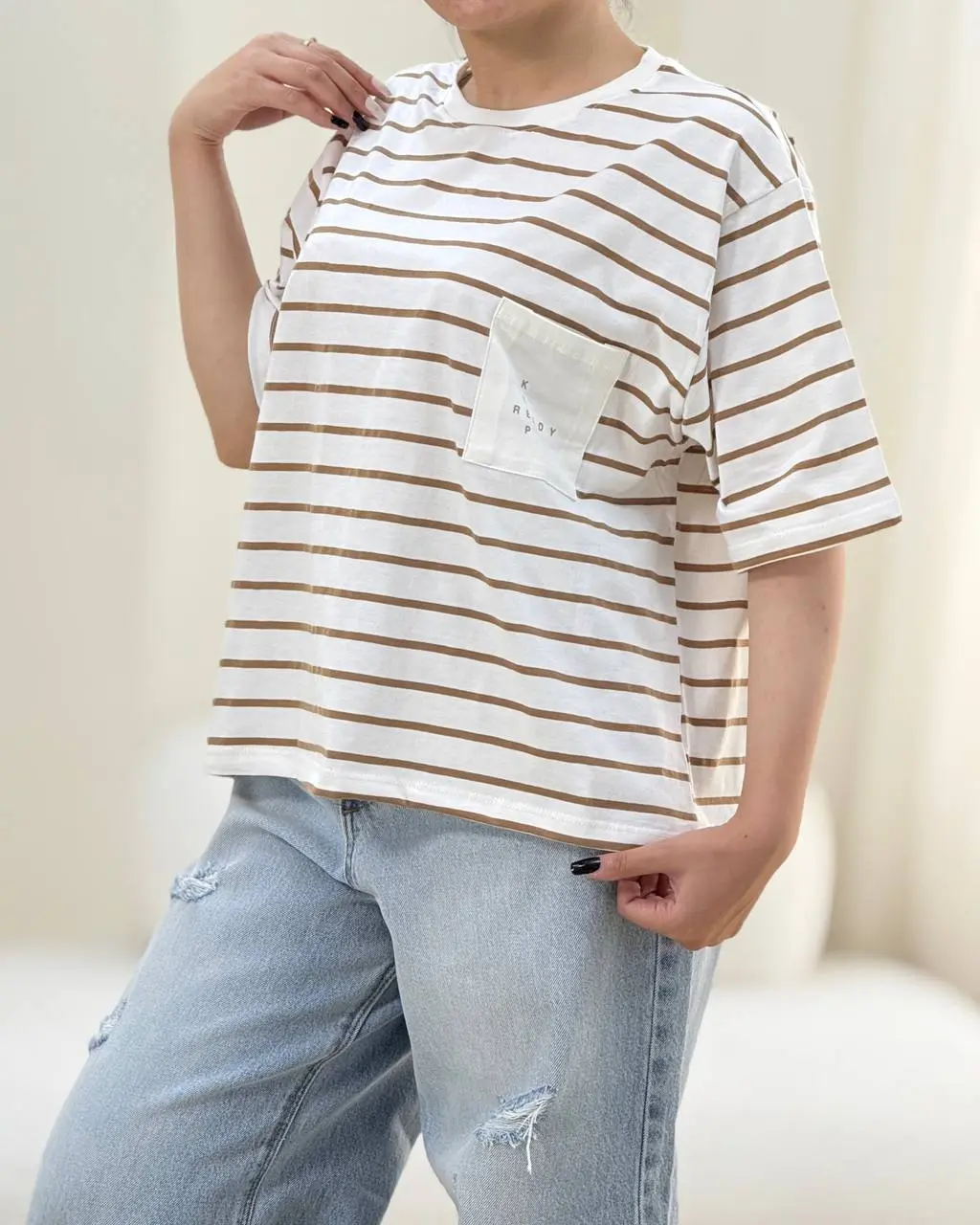 تیشرت باکسی آروشا