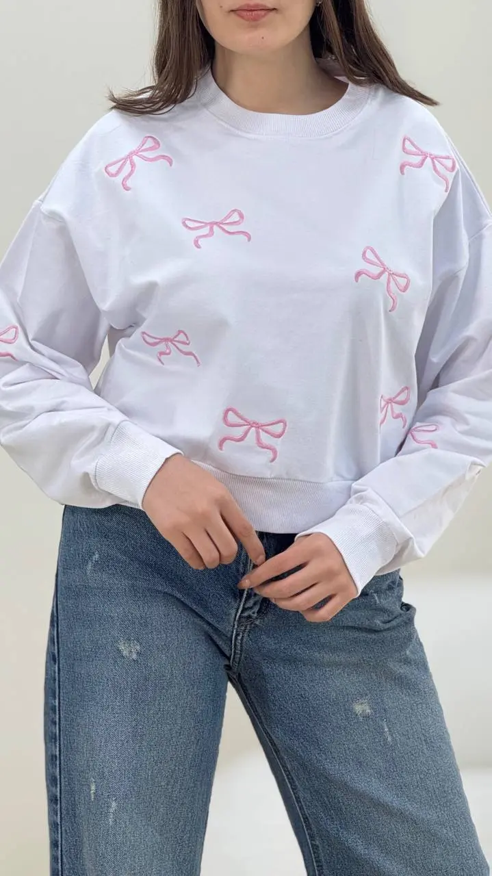 کراپ باکسی گلدوزی