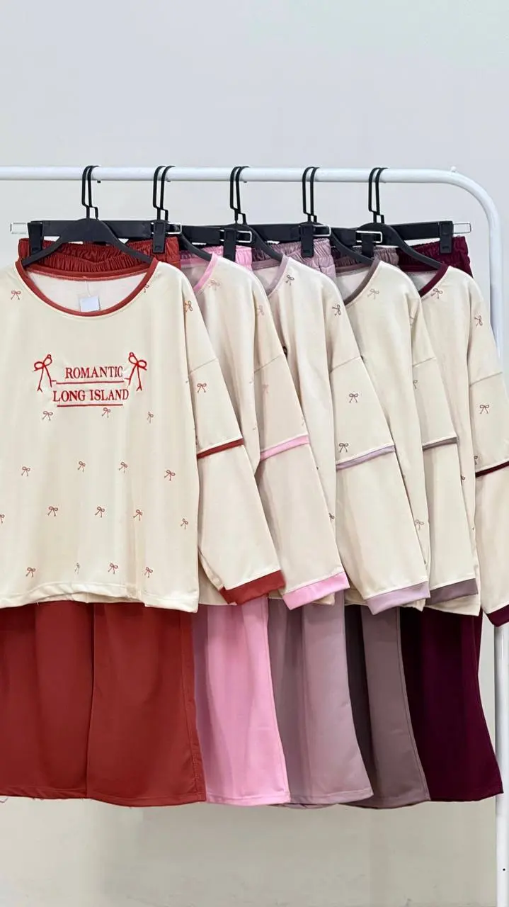 ست بلوز و شلوار رومانتیک