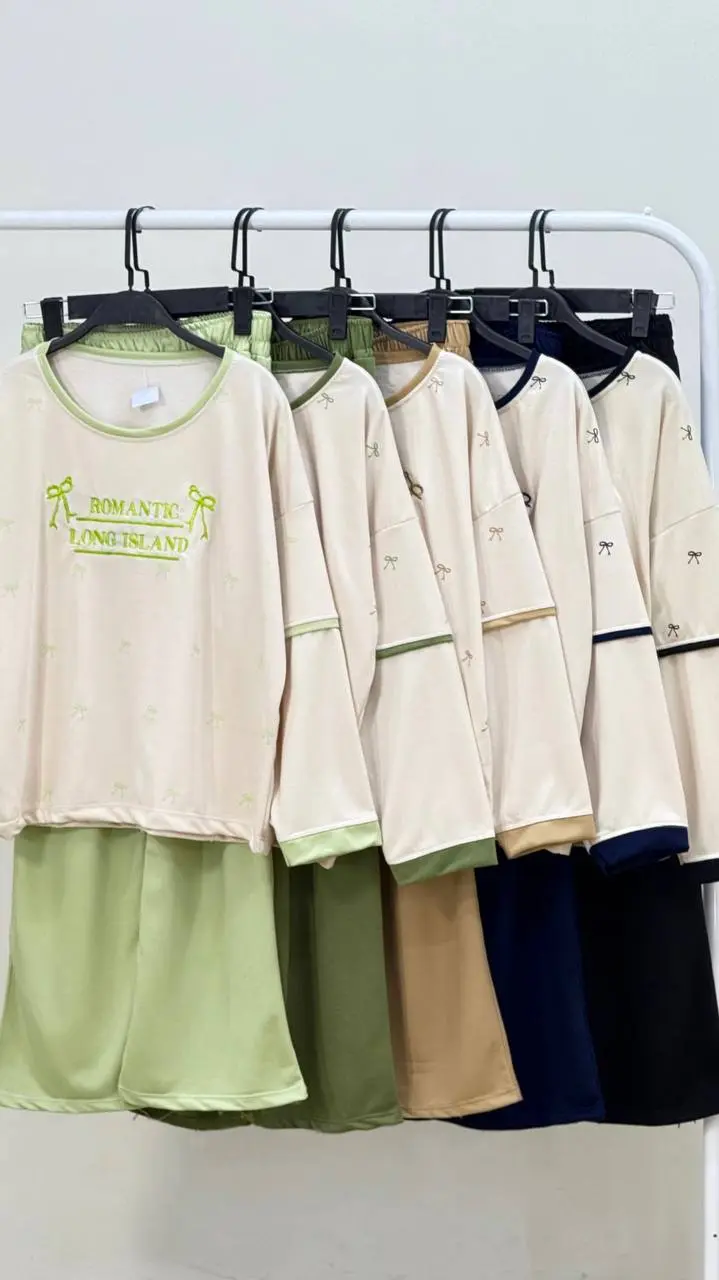 ست بلوز و شلوار رومانتیک