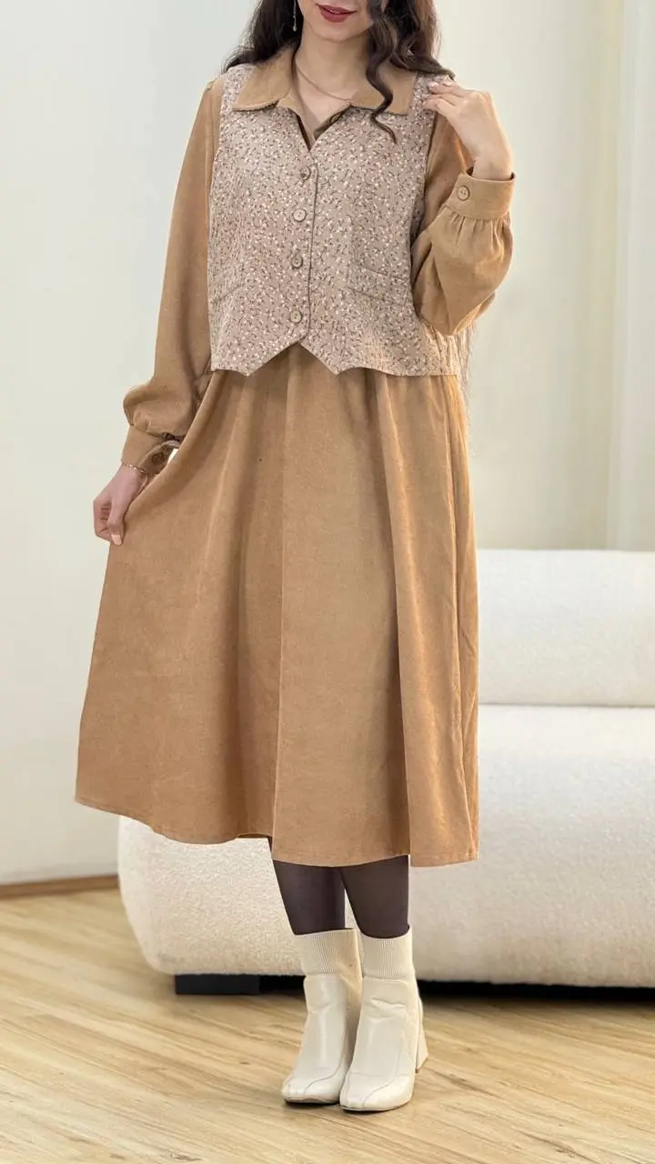 ست دوتیکه گلدار