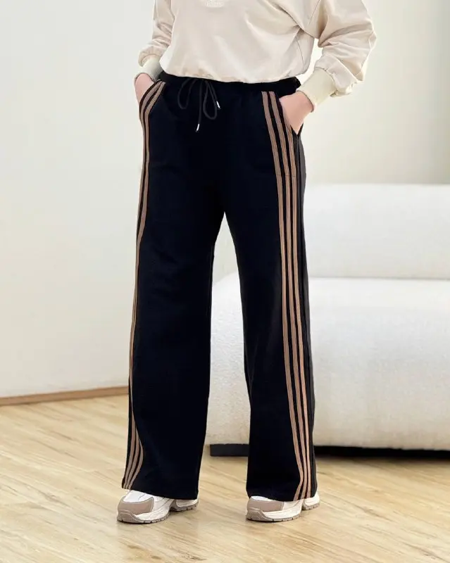 شلوار بگ نواری