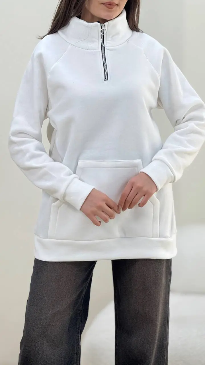 سویشرت نیم زیپ