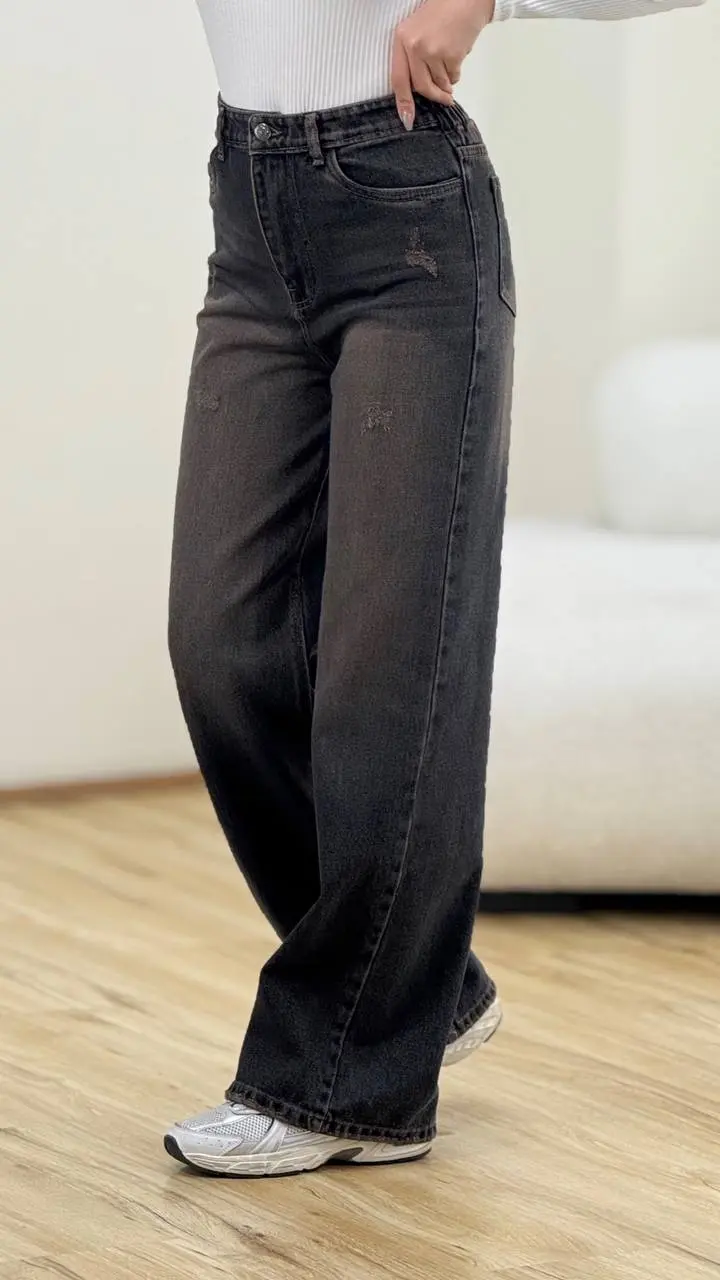 شلوار جین نیم بگ