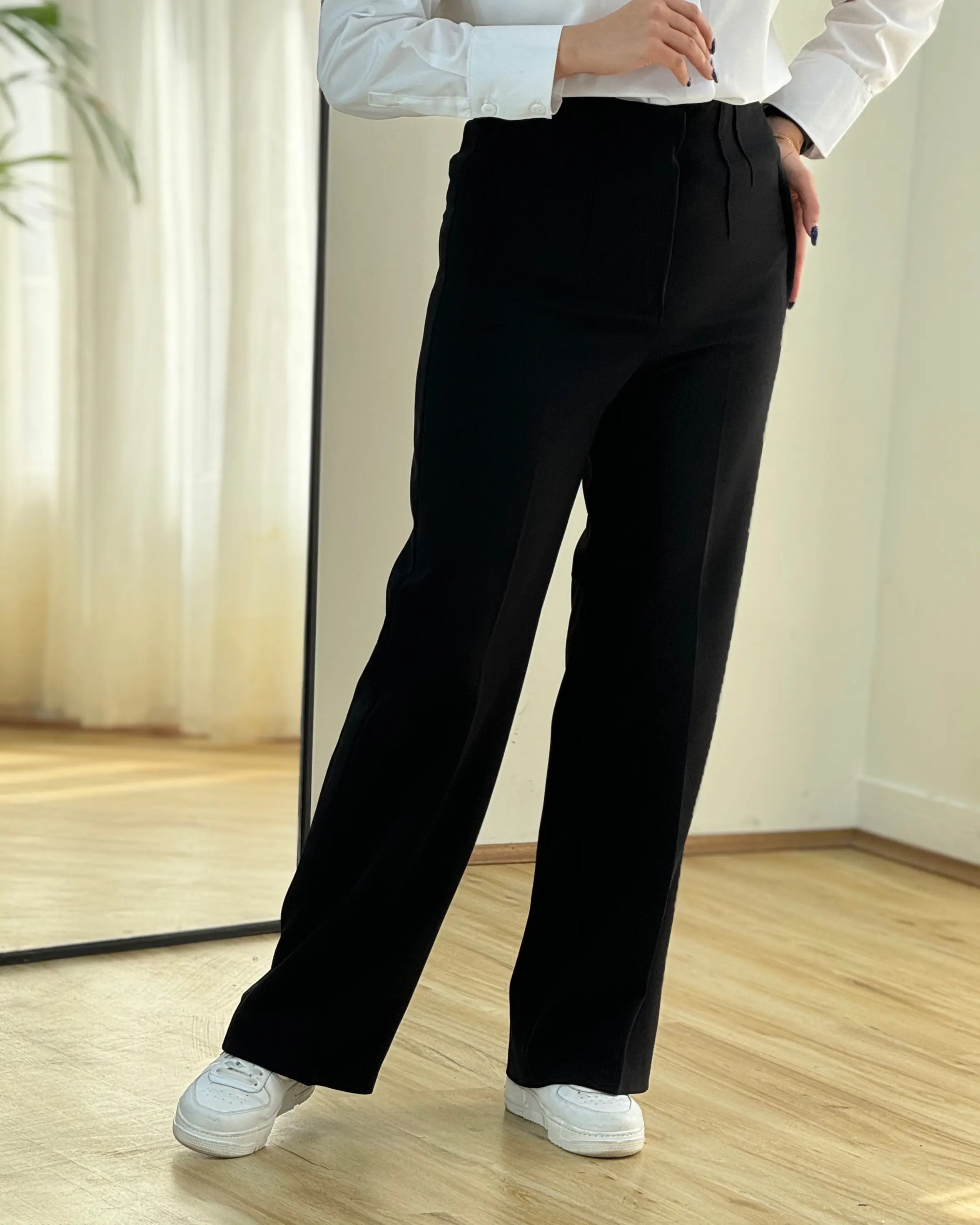 شلوار بگ کمر ساده