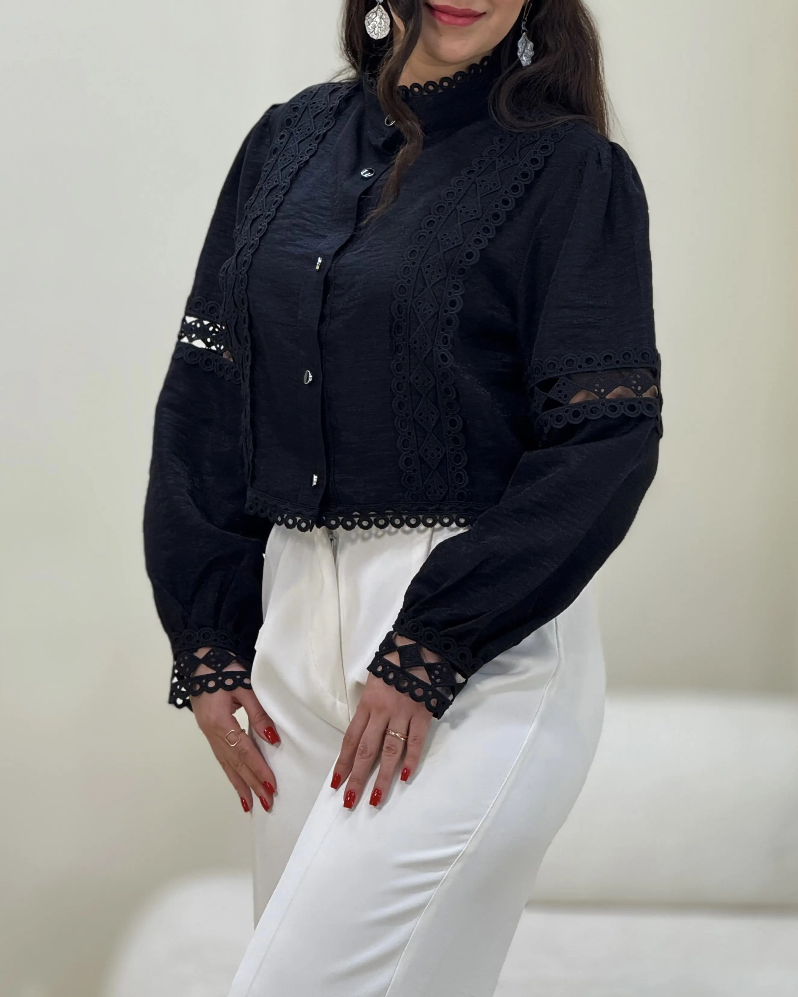 شومیز کراپ مجلسی کتی