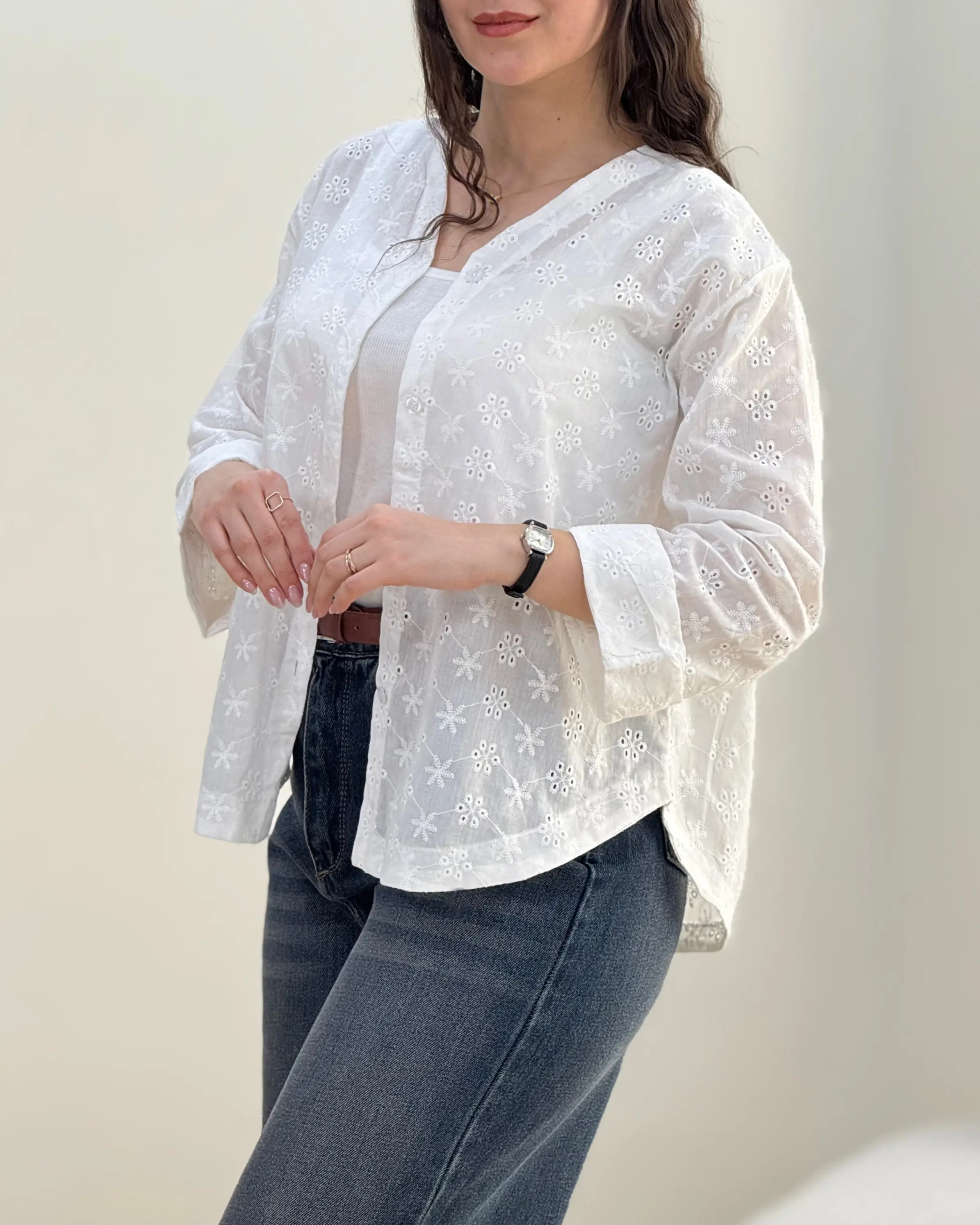 شومیز نسیم سوزن دوزی