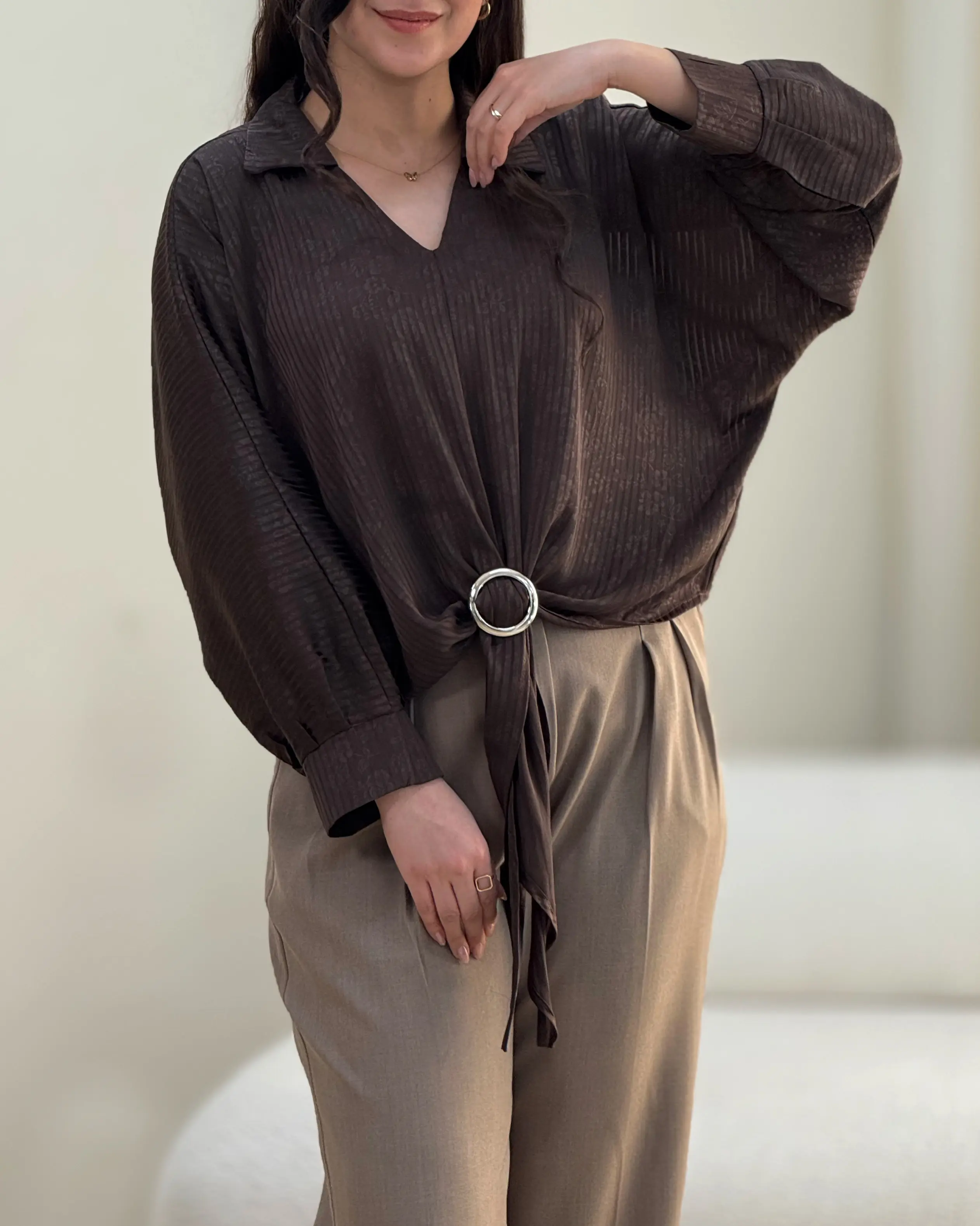 شومیز گره ای هورسا