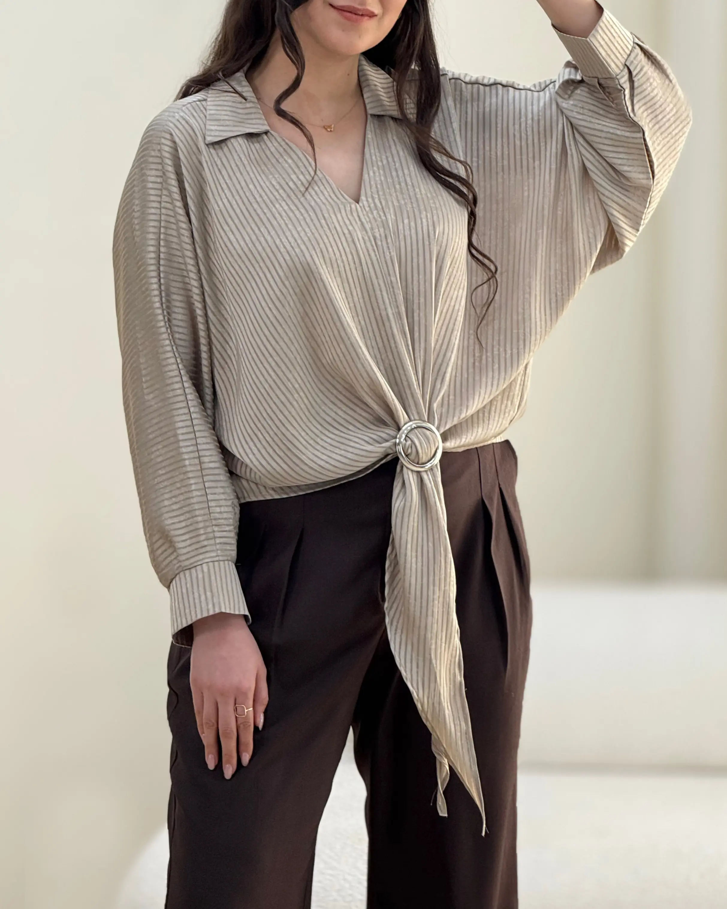 شومیز گره ای هورسا