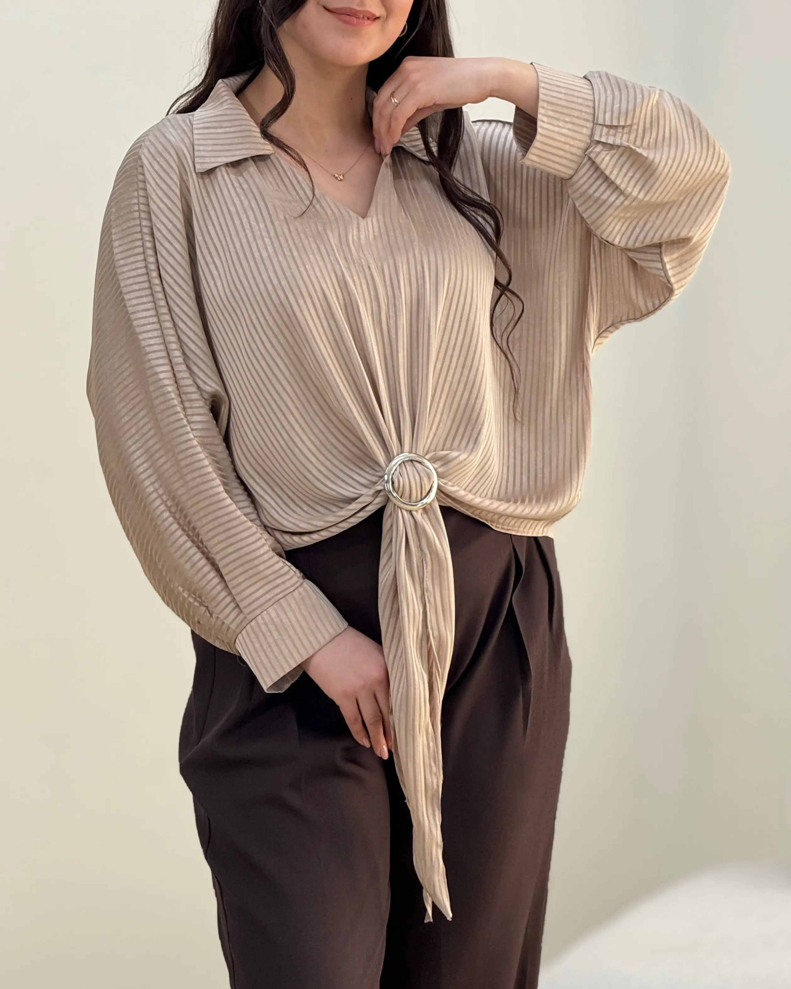 شومیز گره ای هورسا