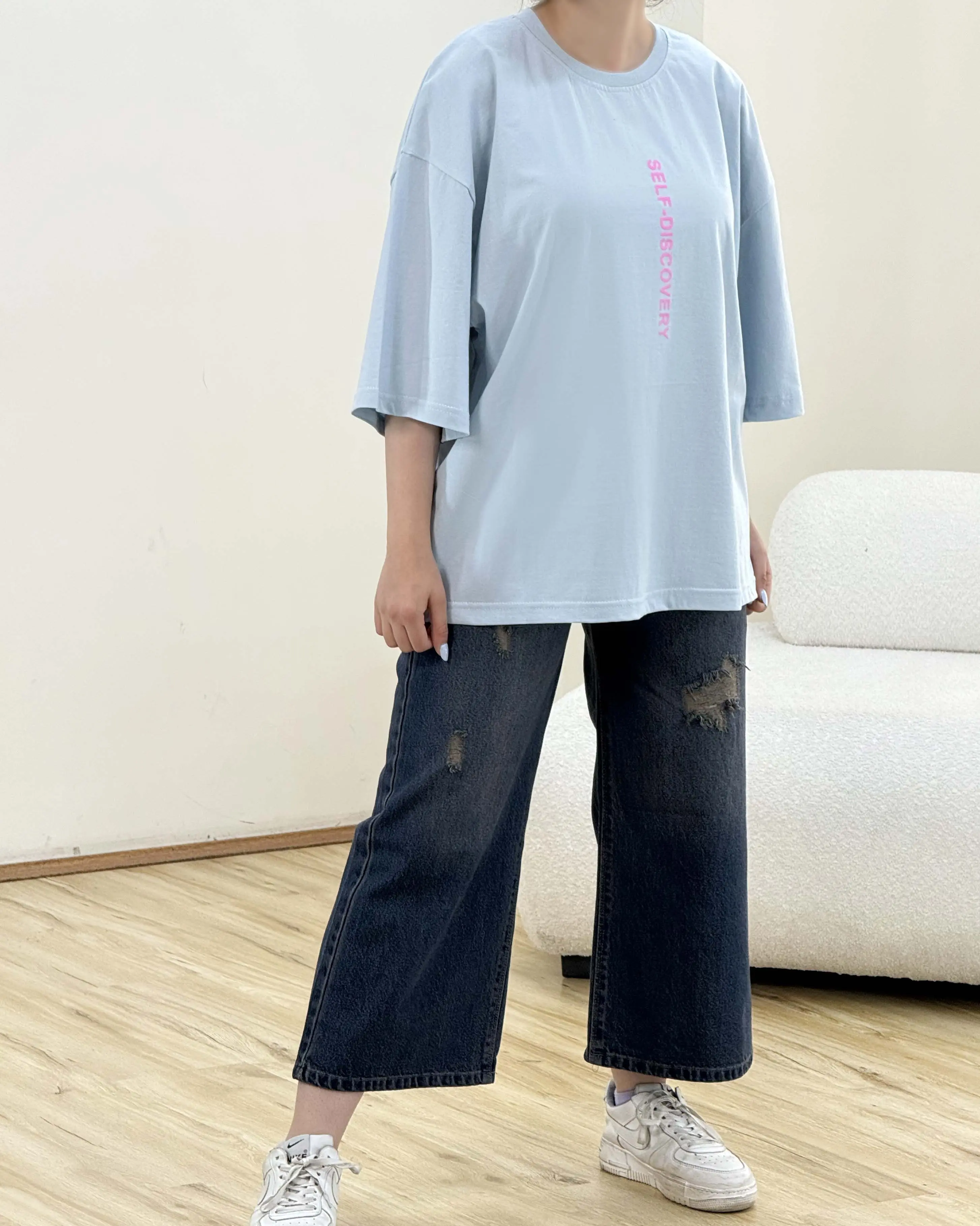 تیشرت لانگ سلف