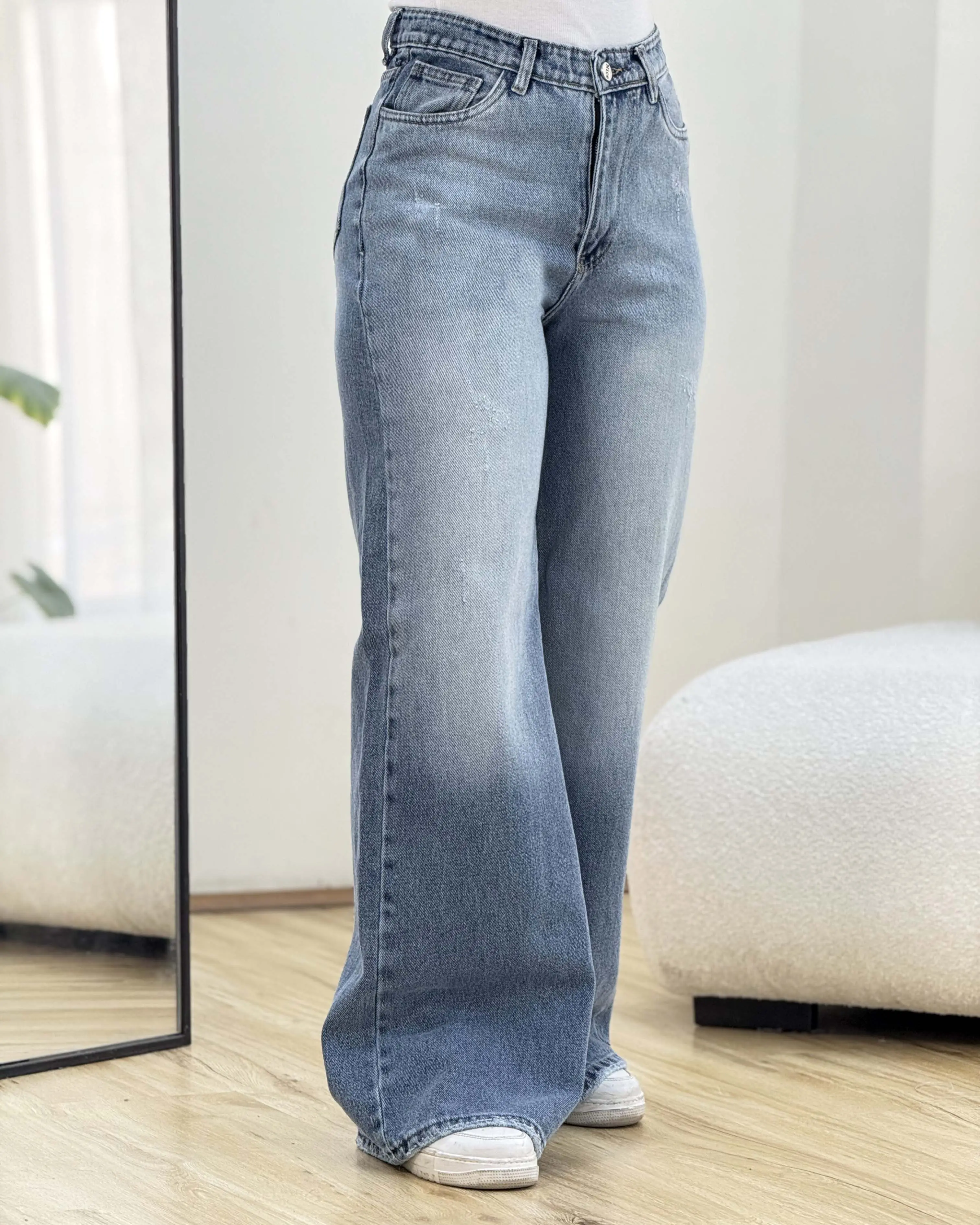 شلوار جین فلر بگ 9664