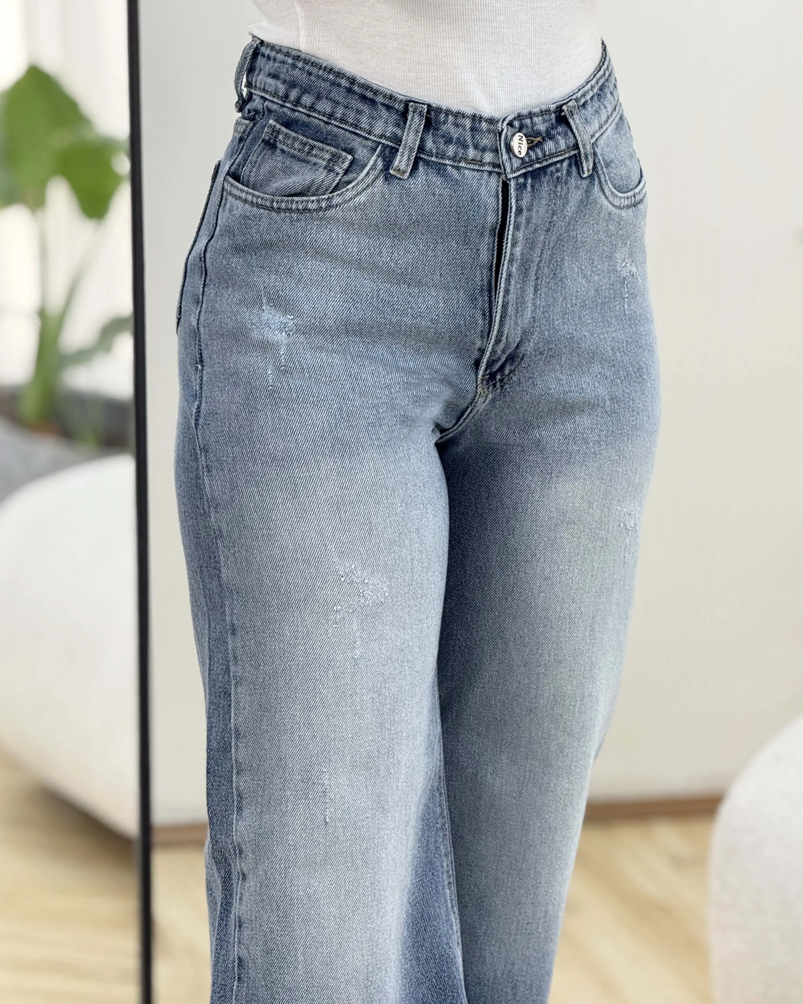 شلوار جین فلر بگ 9664