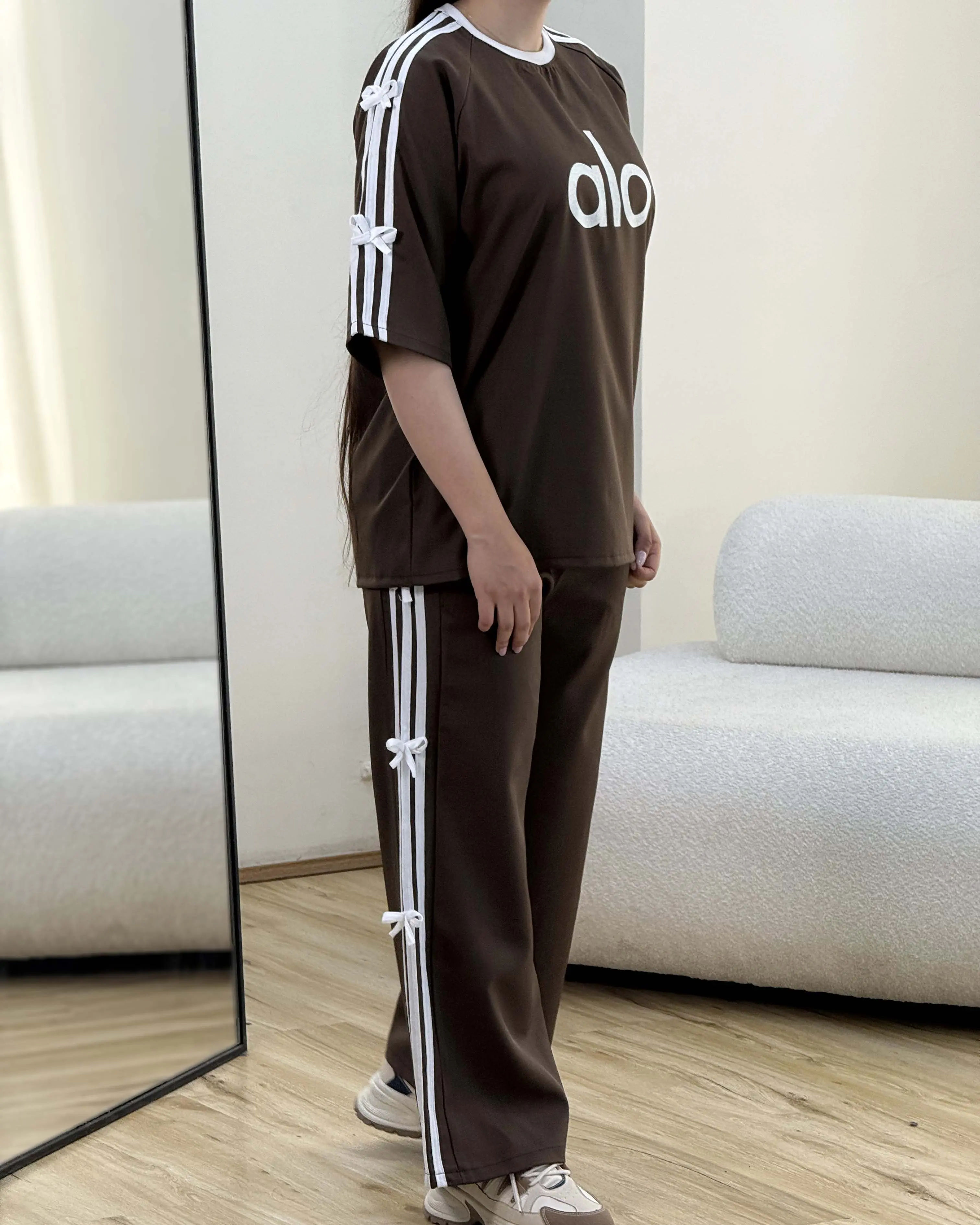 ست تیشرت و شلوار شینا