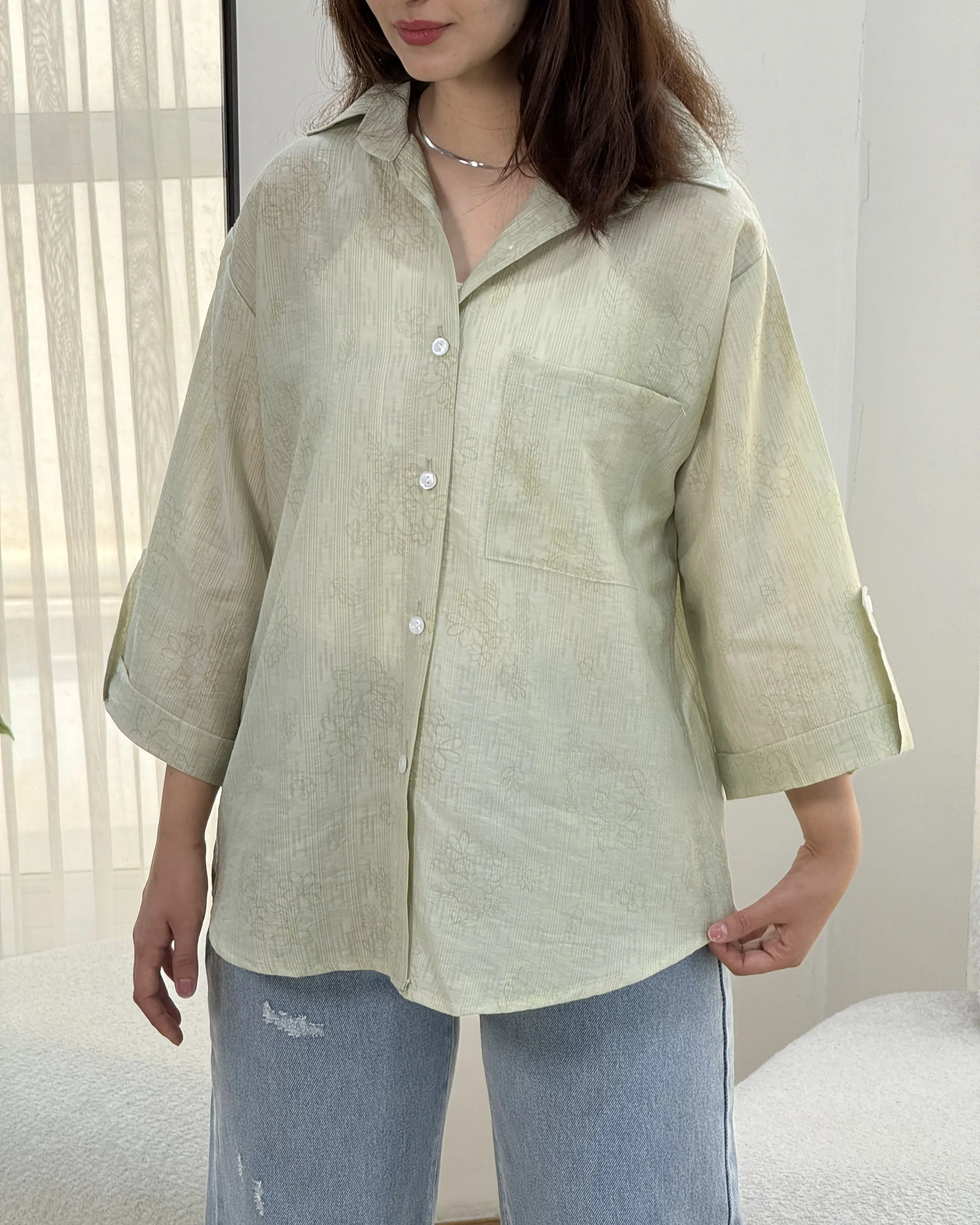 شومیز گلدار ناز