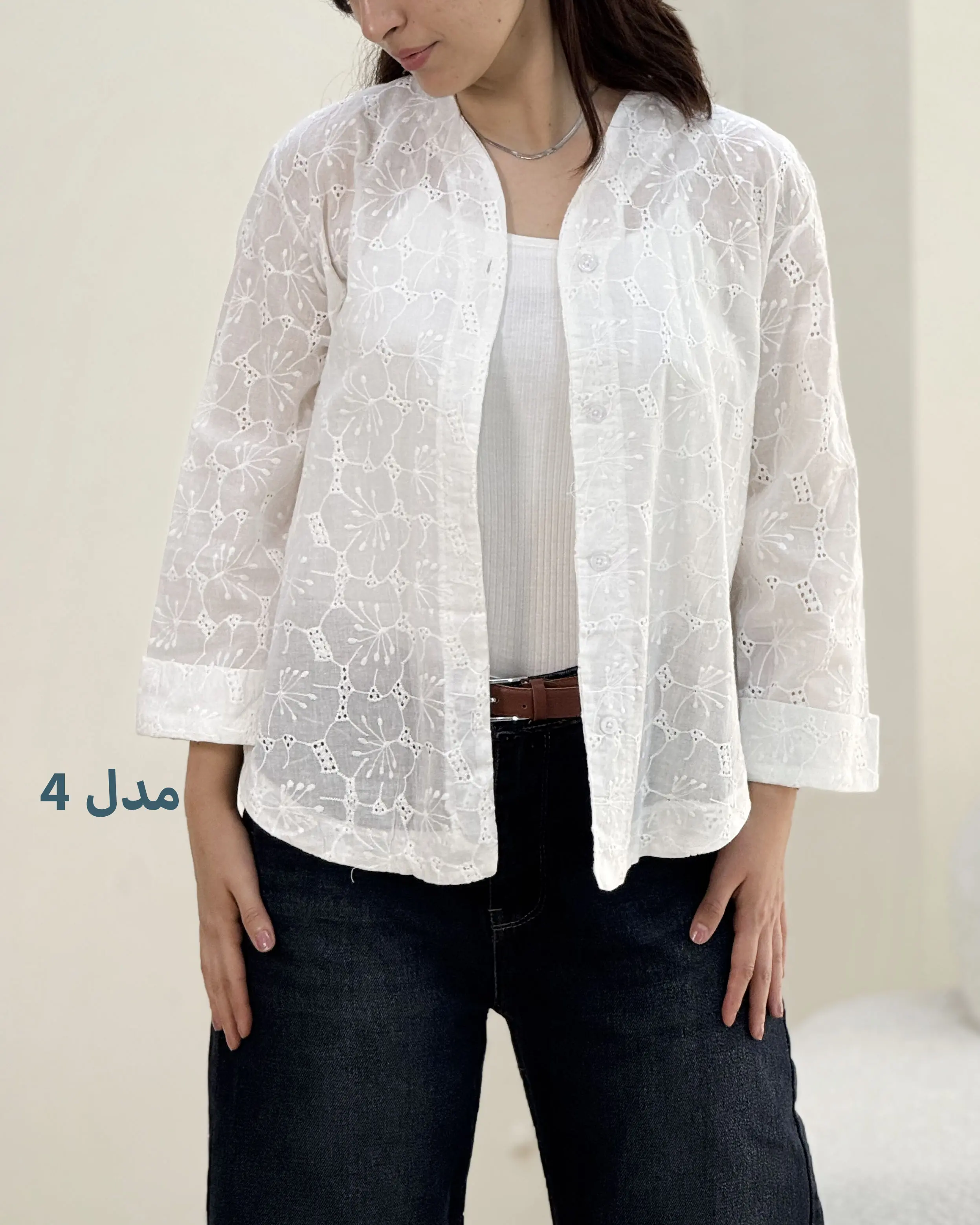 شومیز نسیم سوزن دوزی