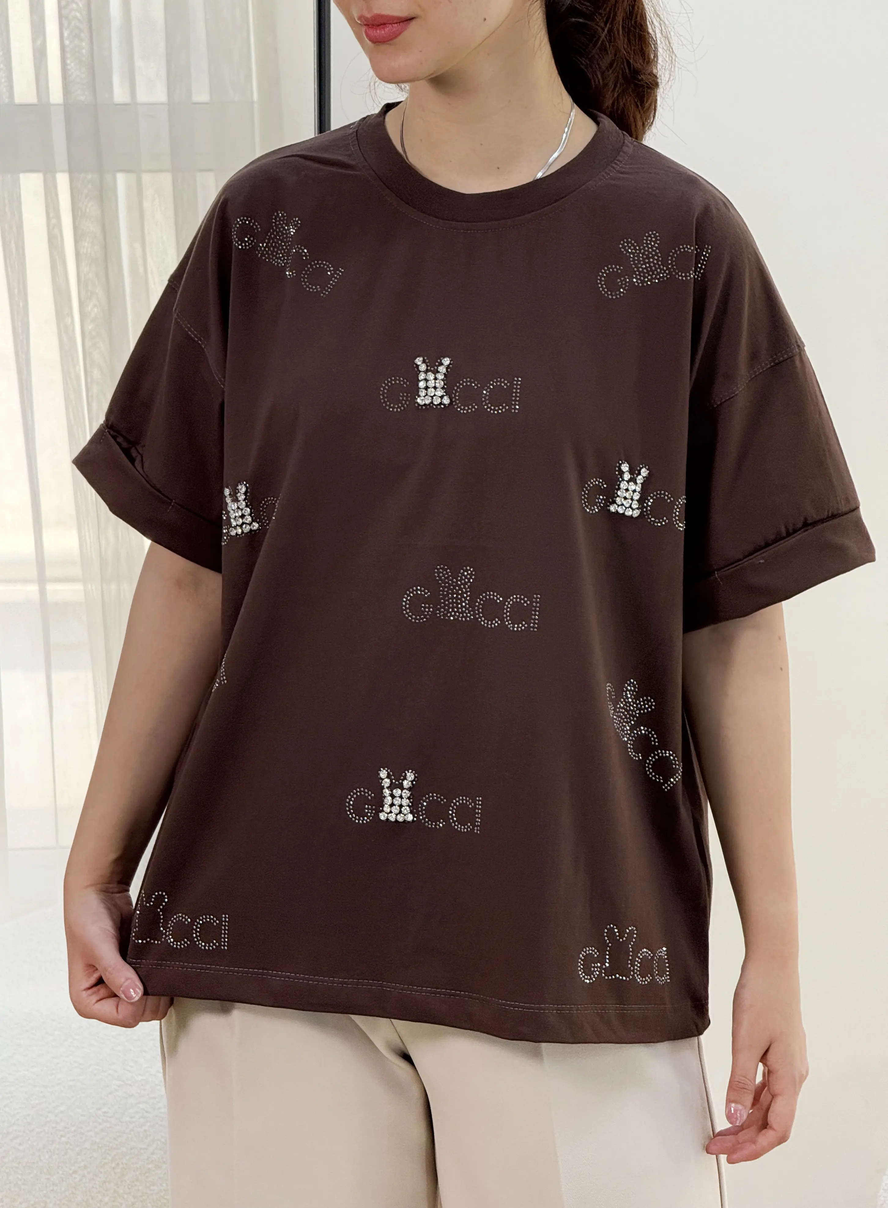 تیشرت نگینی گوچی