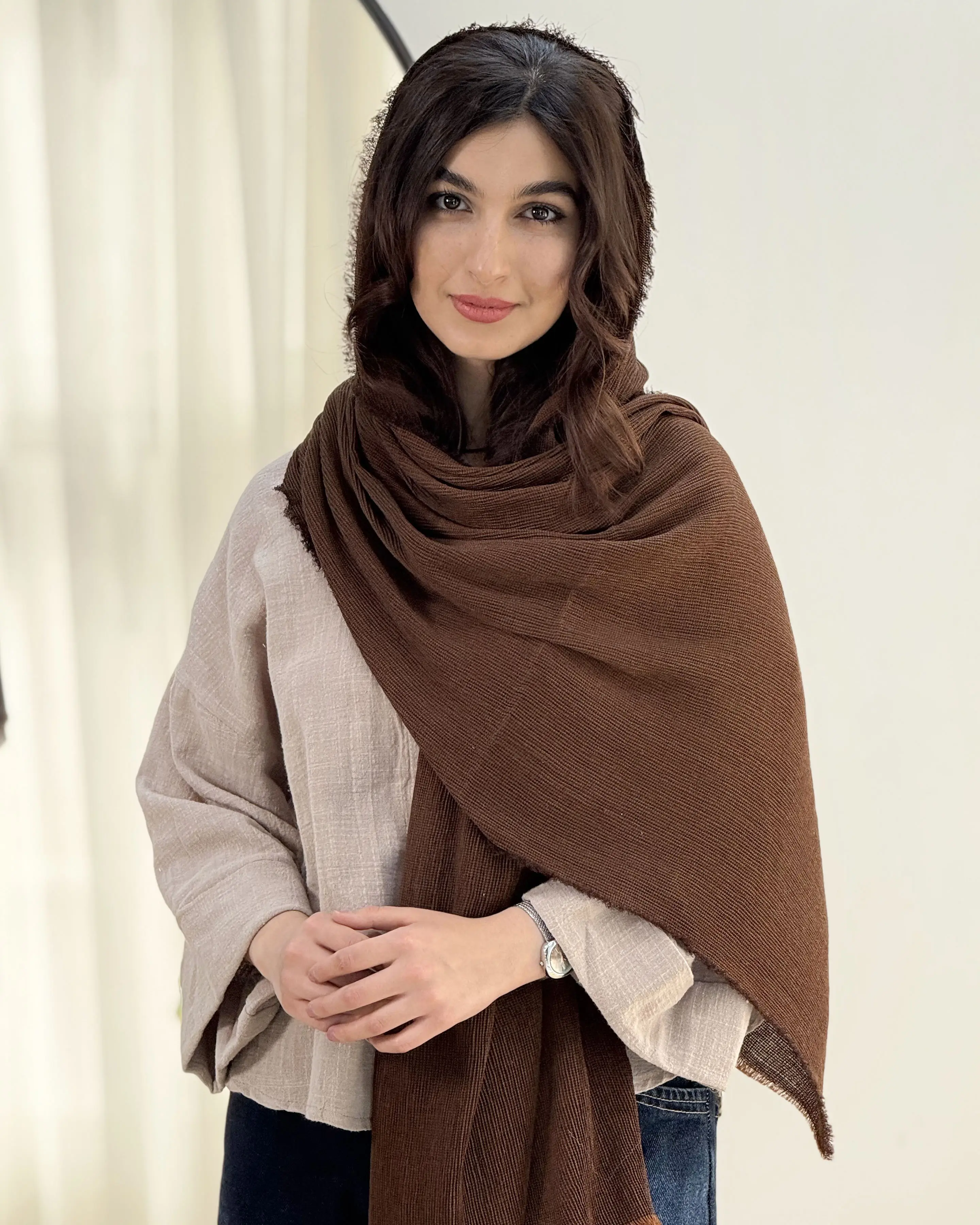 شال پلیسه حنا