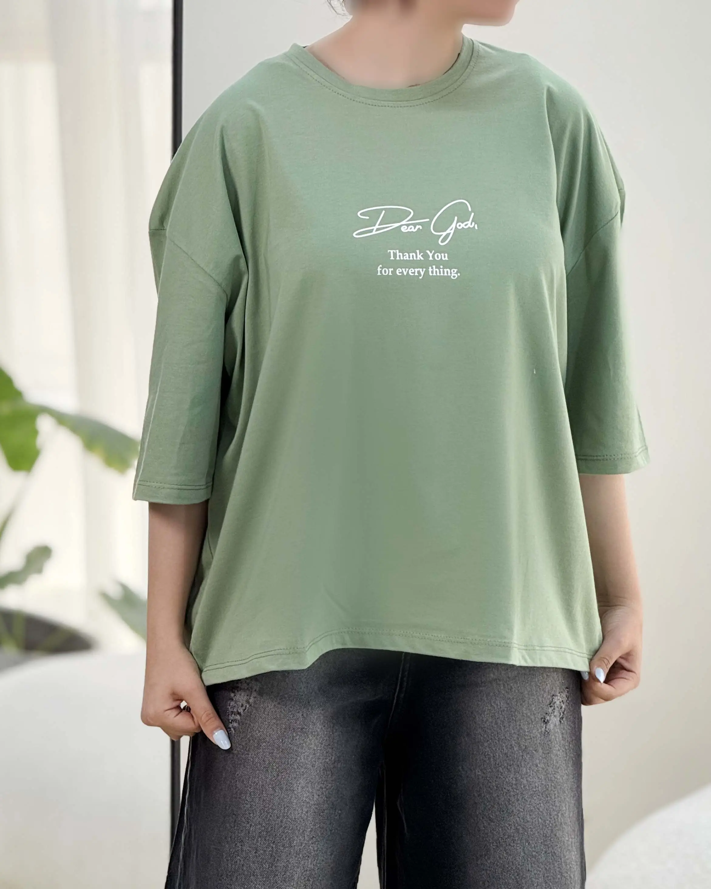 تیشرت باکسی لیاژ