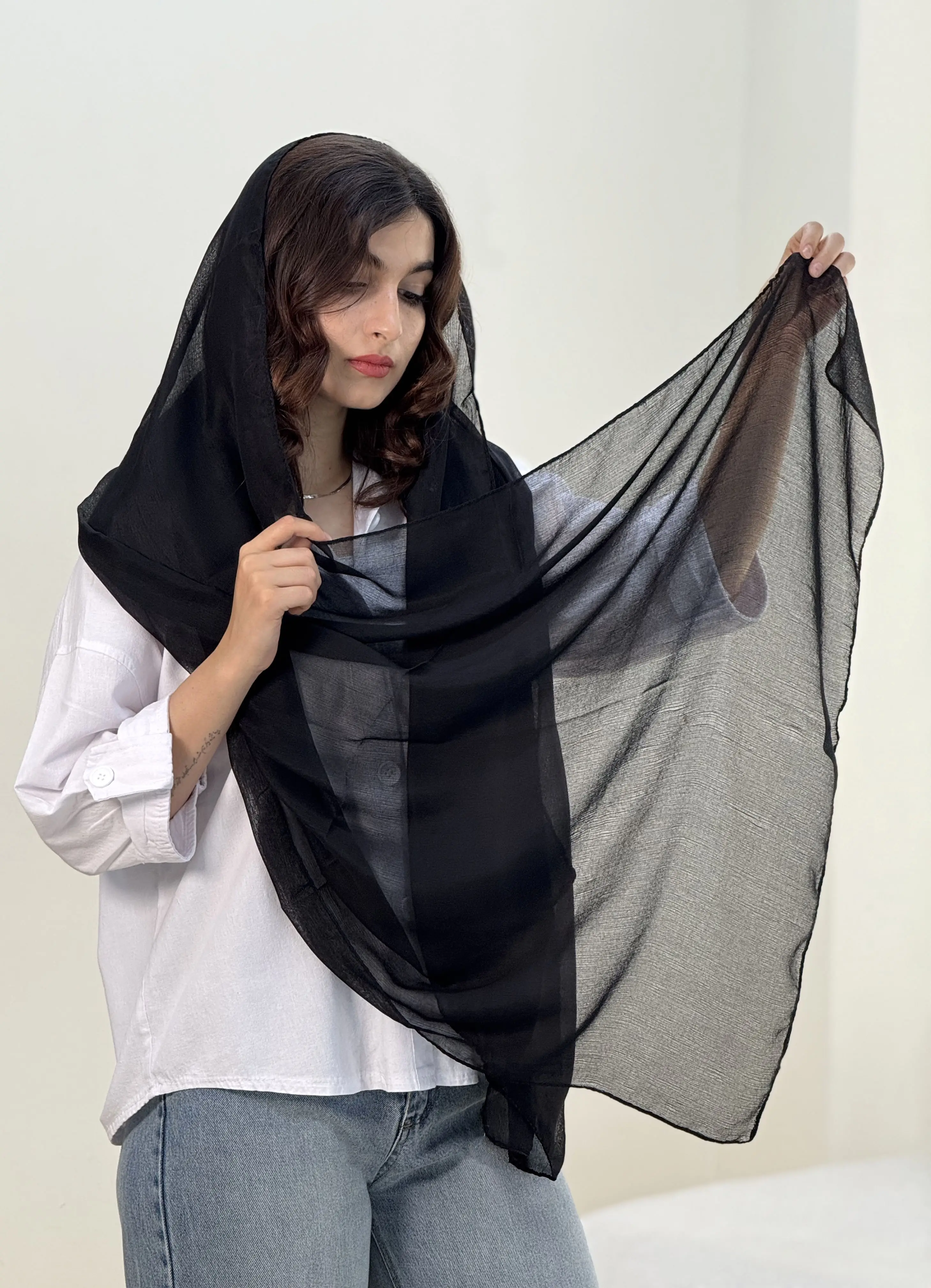 شال ساده مینو