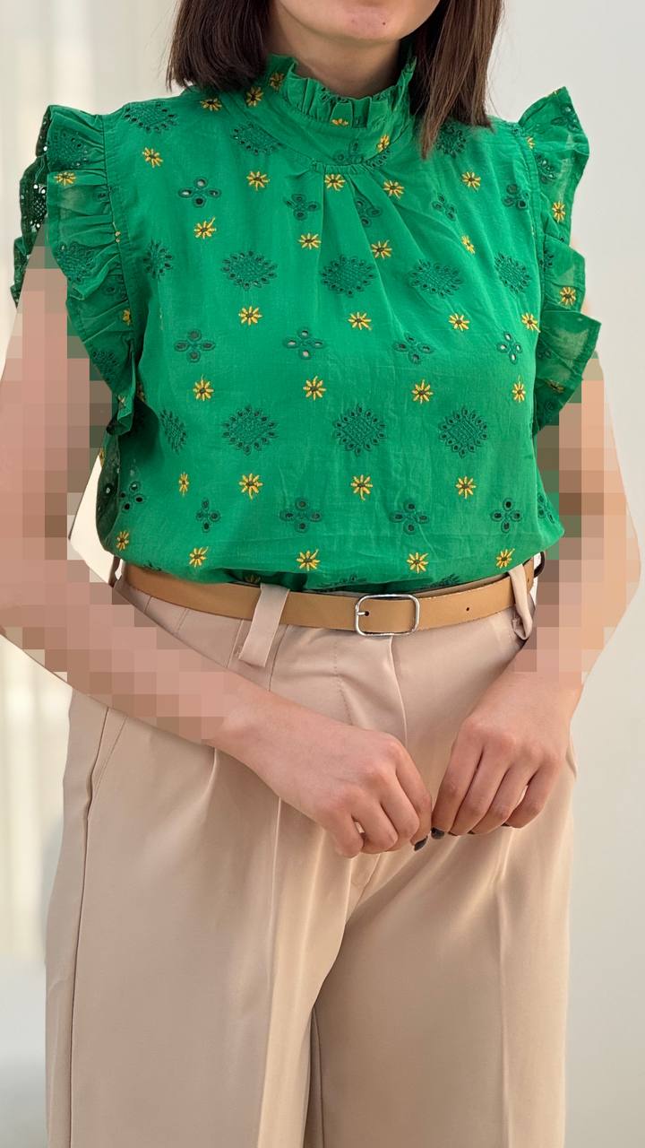 تاپ گلدوزی